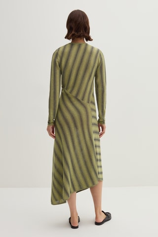 Vestido assimétrico - Verde