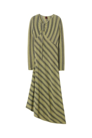 Vestido assimétrico - Verde