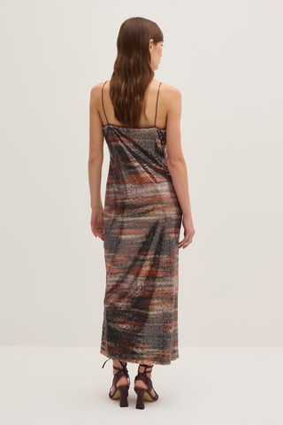 Vestido comprido - Castanho