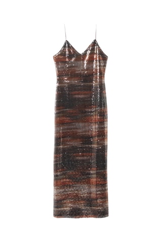 Vestido comprido - Castanho