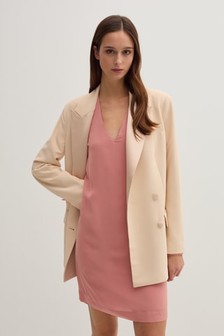 Vestido direito - Rosa