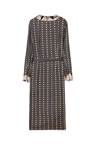 Vestido traçado - Preto