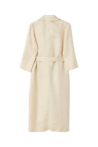 Trench em linho - Bege