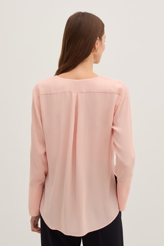 Blusa de seda - Rosa