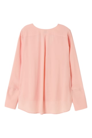 Blusa de seda - Rosa