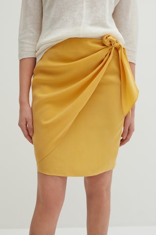 Saia traçada - Amarelo