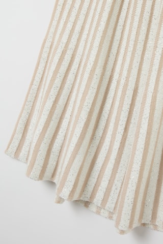 Saia comprida de lã - Bege