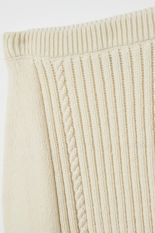 Saia comprida de lã - Cru