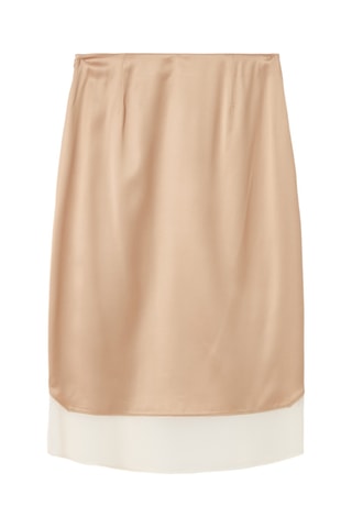 Saia direita - Bege