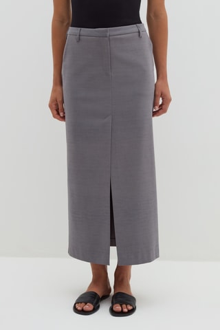 Saia comprida - Cinzento