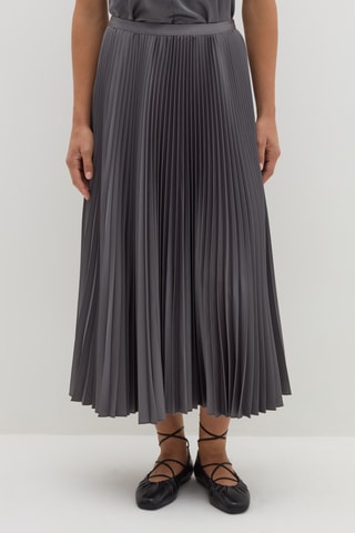 Saia plissada - Antracite