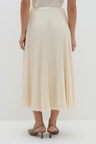 Saia plissada - Marfim