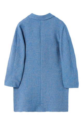 Blazer em linho - Azul