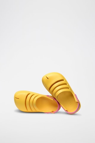 Sabots Kids Clog - Jaune et rose