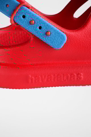 Sabots Kids Clog - Rouge et turquoise