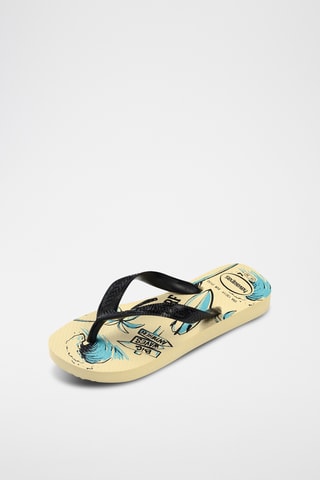 Tongs Kids Athletic - Jaune clair et bleu