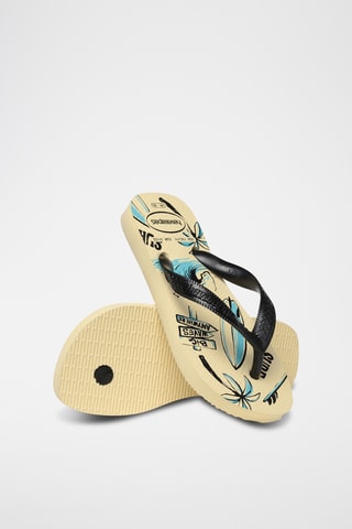 Tongs Kids Athletic - Jaune clair et bleu