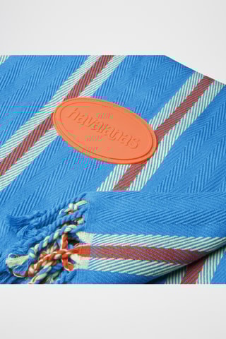 Paréo - 200 x 100 cm - Bleu et orange