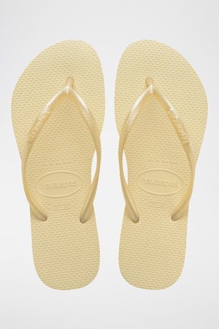 Tongs Slim - Jaune clair