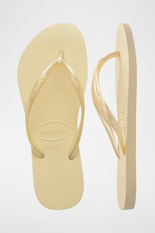 Tongs Slim - Jaune clair