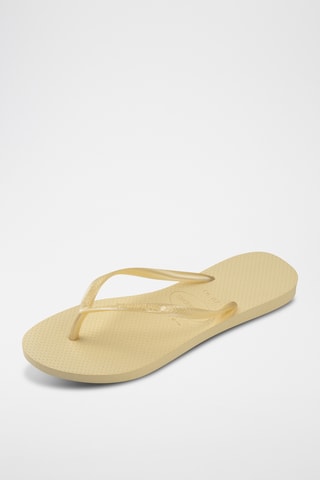 Tongs Slim - Jaune clair