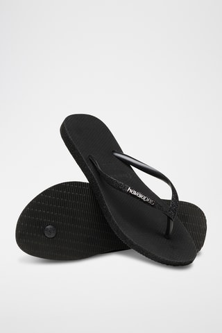 Tongs Slim Sparkle - Noir