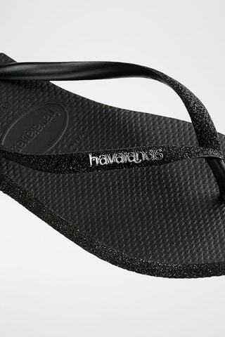 Tongs Slim Sparkle - Noir