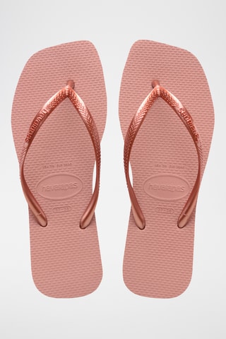 Tongs Slim Square - Rose