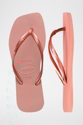 Tongs Slim Square - Rose