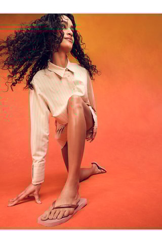 Tongs Slim Square - Rose