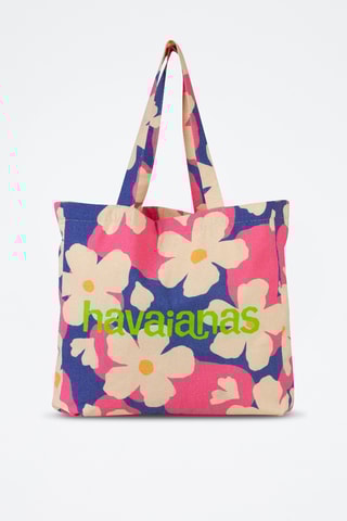 Tote bag XL - Rose et bleu