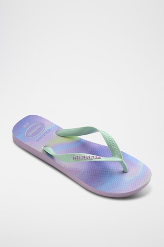 Tongs Top Fashion - Bleu et violet