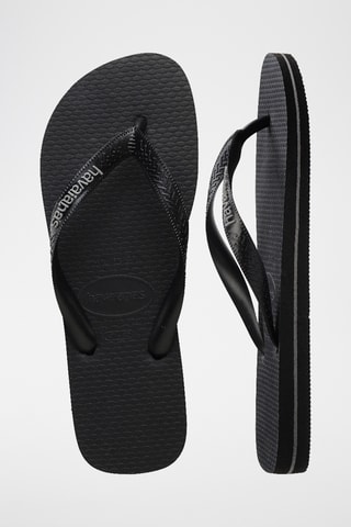 Tongs Top Logo Filete - Noir