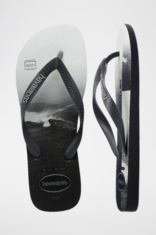 Tongs Top Surfer - Noir et blanc