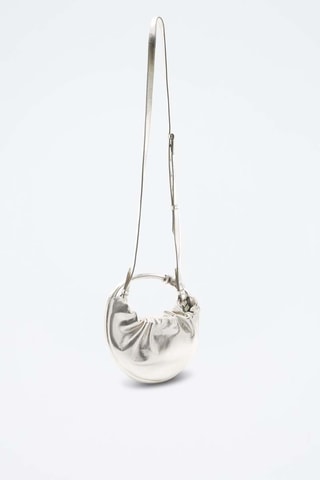 Sac à main en cuir - Argenté