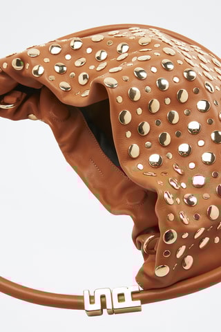 Sac porté épaule en cuir - Marron