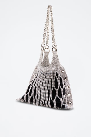 Sac porté épaule - Argenté