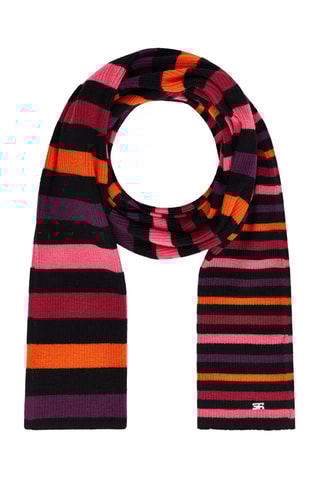 Echarpe en laine - Rose et orange