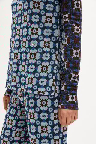 Pull - Bleu et marron