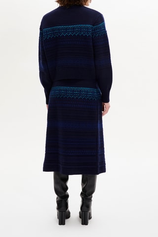 Pull en laine - Bleu