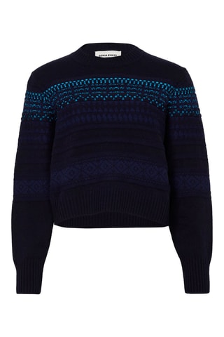 Pull en laine - Bleu