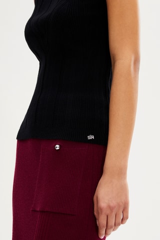 Pull sans manches - Noir