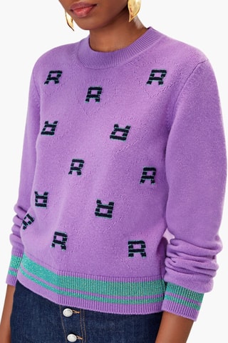 Pull en laine - Violet