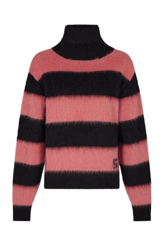 Pull en laine et mohair - Noir