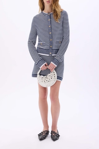 Gilet -Blanc et bleu marine