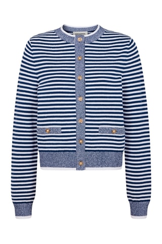 Gilet -Blanc et bleu marine