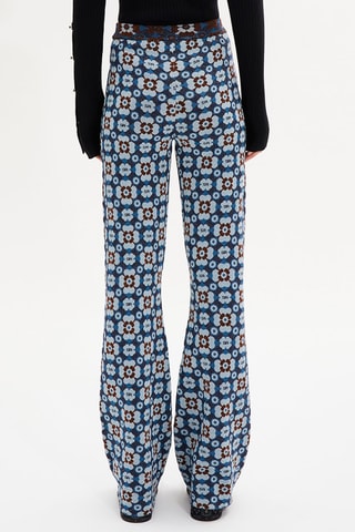 Pantalon flare - Bleu