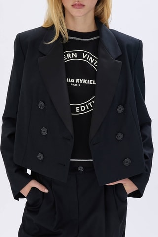 Veste en laine - Noir