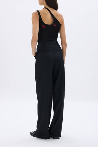 Top asymétrique - Noir