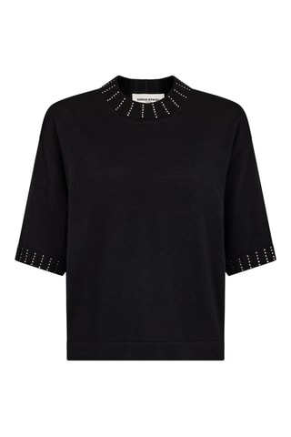 Top en laine - Noir